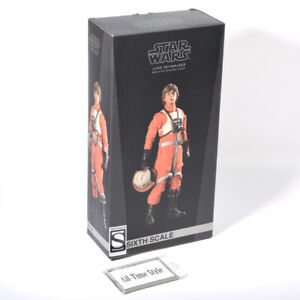  Sideshow LUKE SKYWALKER RED FIVE X-WING PILOT Exclusive Brand New
