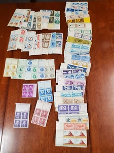 50 4 cent plate blocks MNH, All Different! - Picture 1 of 3