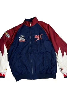 Chaqueta de bombardero de colección Chase Dale Jarrett Yates Ford Credit Y2K NASCAR #88 para hombre talla XL - Imagen 1 de 9