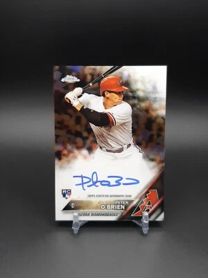 2016 Topps Chrome Rookie Auto Peter O'Brien #RA-PO Auto RC - Image 1 of 2