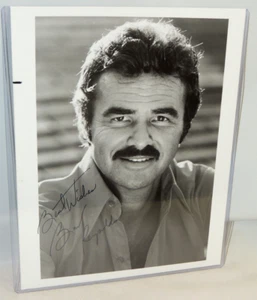 BURT REYNOLDS foto firmata a mano autografo personale auguri vintage - Foto 1 di 5