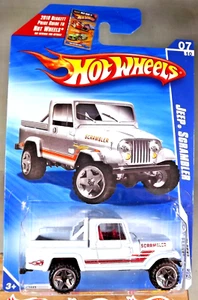 2009 Hot Wheels #123 Heat Fleet 7/10 JEEP SCRAMBLER White w/Chrome ORUT5 Spokes - Picture 1 of 5