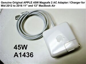 Original 45W Charger for MacBook Air 11" 13" 2012 2013 2014 2015 2016 A1436 Used