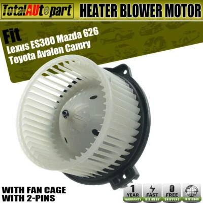 HVAC Blower Motor with Fan Cage for Toyota Camry 1997-2001 Solara 1997-2003 - Image 1 of 4