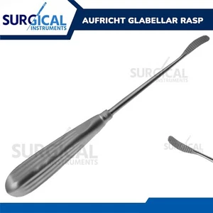 "Hoja curva de acero inoxidable grado alemán AUFSHT Glabellar Rasp 8,25" (21 cm) - Imagen 1 de 3