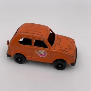 Vintage 1970s Honda Civic CVCC - Strombecker - Tootsie Toy - Made In USA Orange - Picture 1 of 12