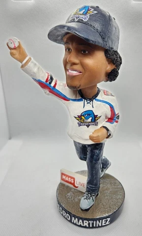 Pedro Martinez 45 Springfield Thunderbirds Bobblehead MassLive No Box Cover