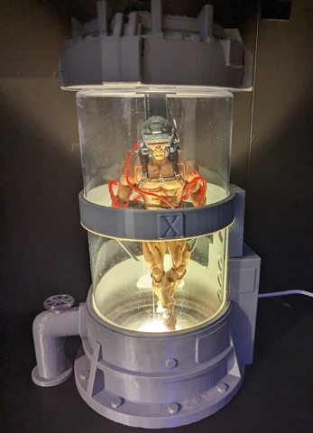 Weapon X Wolverine CRYO CHAMBER for Marvel Legends WITH LED LIGHTING Cover