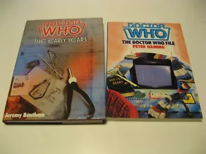The Doctor Who File+Early Years Haining,Bentham Dr. lot W.H.Allen 1986 - Imagen 1 de 3