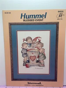 HUMMEL Counted Cross Stitch Leaflet - BLESSED EVENT #84035 - Picture 1 of 2