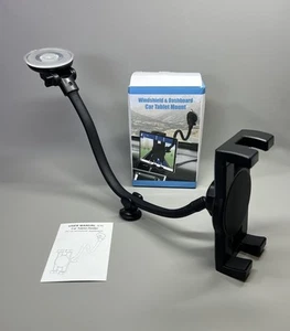 Supporto Telefono Tablet Auto Furgone Camion Cruscotto Parabrezza Flessibile Braccio Lungo - Foto 1 di 15