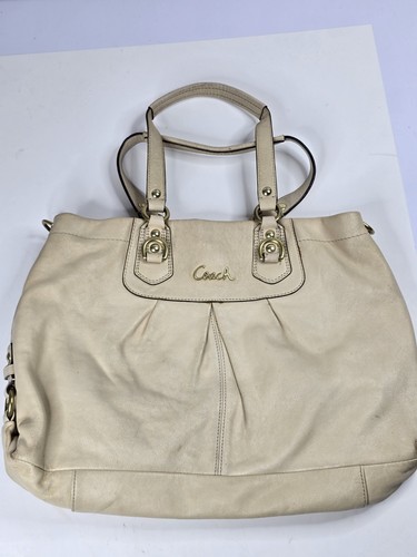 Coach Ashley borsa a mano da donna in pelle tasche borsa a tracolla rosa F15513 designer