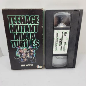 TEENAGE MUTANT NINJA TURTLES The Movie Vintage Original VHS 1990 - Picture 1 of 7