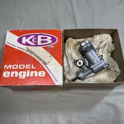 K&B 40 RC самолета двигатель, 2 такта, крепление, оригинальная коробка, дополнения, б/у!! - Изображение 1 из 4