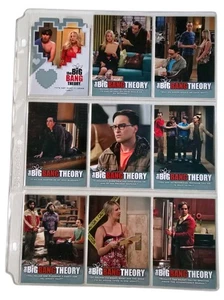 The Big Bang Theory Trading Cards Set of 9 Cards per Sheet Kaley Cuoco D1 - Picture 1 of 3