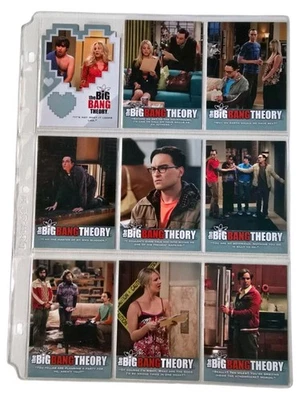 The Big Bang Theory Trading Cards Set of 9 Cards per Sheet Kaley Cuoco D1 - Image 1 of 3