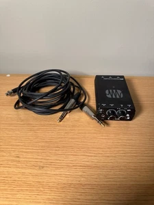 PreSonus HP2 Personal Headphone Amplifier Tested Great + Stereo 1/4 Input Cable - Picture 1 of 9