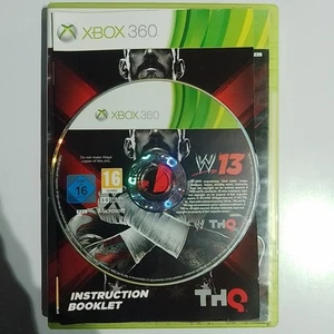 WWE 13 (2012) Microsoft Xbox 360 (X360) Game CIB Inc. Manual Region 2 PAL - Picture 1 of 10