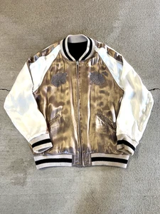 Rare United Arrows Monkeytime Reversible Souvenir Bomber Jacket - Picture 1 of 10