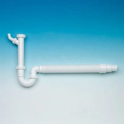 FHS Spülen Ablaufgarnitur Geruchsverschluss flexibel Siphon