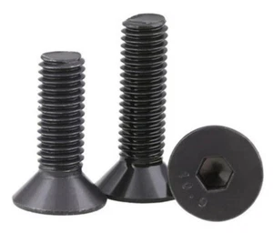 Tornillos hexagonales avellanados 1/8-40 5/32-32 3/16-24 10,9 BSW perno UNC - Imagen 1 de 8