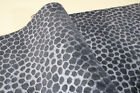 Teppich 155 cm x 240 cm Blaues Leopardenmuster auf hell-grau/blau 100% Wolle