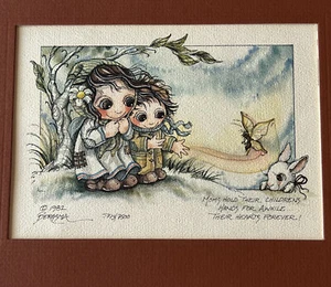 Jody Bergsma Lithograph Signed Limited 5973/7500 Framed 1982 Moms Love Children - Picture 1 of 5