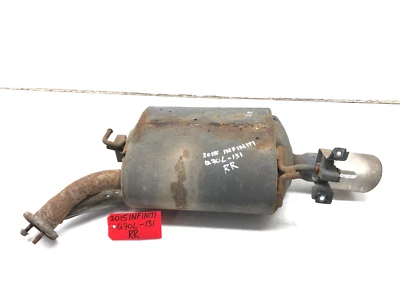 Silenciador de escape trasero para pasajero derecho Infiniti Q70 Q70L 2015-2019 3,7 L con punta OEM Foto 1 de 4