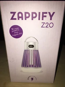 2.0 Portable Bug Zappify Indoor & Outdoor, Cordless Rechargeable Mosquito Zapper - Picture 1 of 1