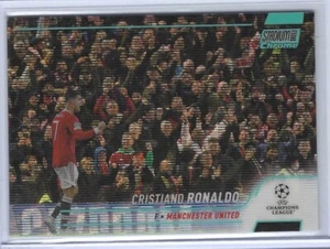 CRISTIANO RONALDO 2021-22 TOPPS STADIUM CLUB CHROME AQUA WAVE REFRACTOR #D /250 - Picture 1 of 2