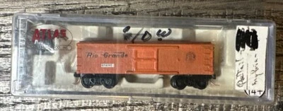 Atlas N Scale Box Car Rio Grande Incorrect Box RTR - Image 1 of 4