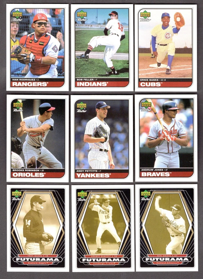 1998 UPPER DECK UD RETRO (RC's, STARS, FUTURAMA ) - WHO DO YOU NEED!! - Image 1 of 1