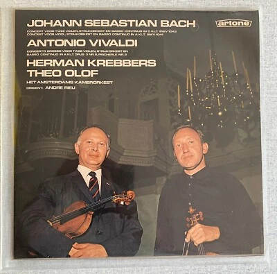 HERMAN KREBBERS THEO OLOF BACH VIVALDI ANDRE RIEU ARTONE PDE-S 197 STEREO LP - Image 1 of 3