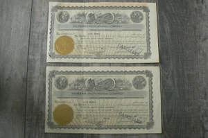 (2) Western Union Mining Company of Idaho Aktienzertifikate sequentiell - Bild 1 von 2