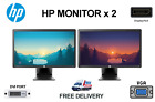 Podwójny monitor 2 x 19" Podwójny ekran Home Office Podwójny monitor Zestaw Pakiet ze stojakiem.