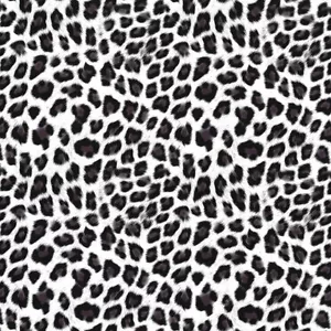 Silver Leopard Pattern Foil Heat Transfer Vinyl T-shirts Printing 20in*1yard Art - Picture 1 of 3