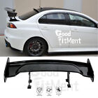 For Mitsubishi Lancer Evo 46" Car Gt Style Trunk Rear Spoiler Wing Glossy Black