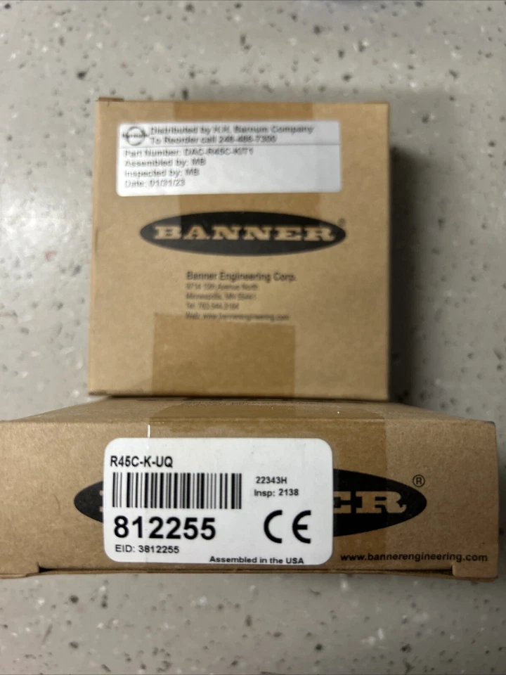 Convertidor en línea 1 pieza BANNER ENGINEERING R45C-K-UQ, IO-Link a voltaje analógico Foto 1 de 1