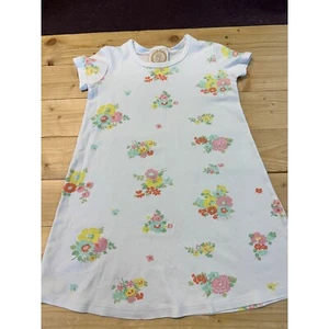 Beaufort Bonnet Floral Dress Pima Cotton Short Sleeve Girls Size 6 - Picture 1 of 6