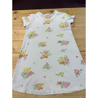 Beaufort Bonnet Floral Dress Pima Cotton Short Sleeve Girls Size 6 - Image 1 of 4