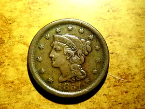 United States Wild West 1851 Large Cent #6 M17 - Picture 1 of 2