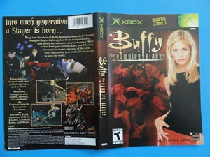 XBOX BUFFY THE VAMPIRE SLAYER ORIGINAL COVER ART **NO GAME DISC INCLUDED** - Picture 1 of 2