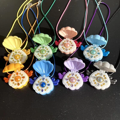 Openable Sea Shell Pendant Mermaid Melody Pichi Pichi Pitch Necklace New Style - Image 1 of 4