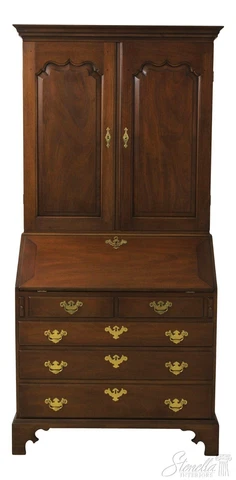 58252EC: KITTINGER Colonial Williamsburg WA-1064 Mahogany Secretary Desk Cover