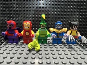 lego marvel mighty micros Minifigure Lot. Ironman Thanos Scorpion Magneto. 