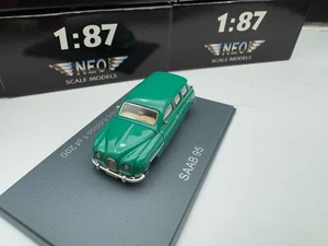 #100 NEO 1/87 SAAB 95 Green - Picture 1 of 6
