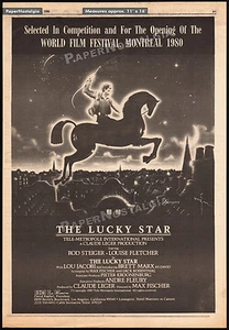 LA ESTRELLA DE LA SUERTE - Anuncio comercial original 1980 / póster_ Rod Steiger - Louise Fletcher - Imagen 1 de 1