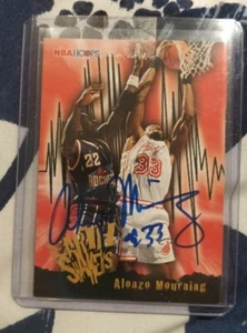 Alonzo Mourning 1995-96 NBA Hoops SkyBox ON CARD AUTO HOF!! Miami Heat! 1/1! 🔥 - Picture 1 of 3