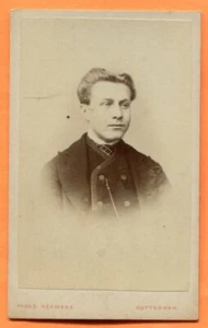 CDV Rotterdam, Netherlands, Portrait of a Young Man, by Hermans, circa 1870 - Picture 1 of 3