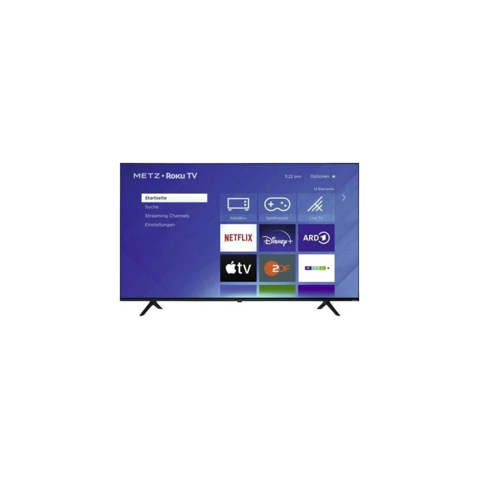 Metz blue 50MUD6001Y LED TV 50'' 126cm 4K UHD HDR Smart TV Roku TV 3840 x 2160px